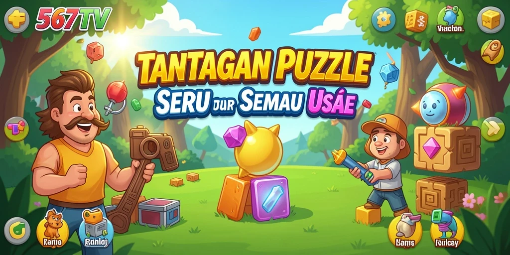 Screenshot gameplay 567TV menampilkan tantangan puzzle yang menarik.