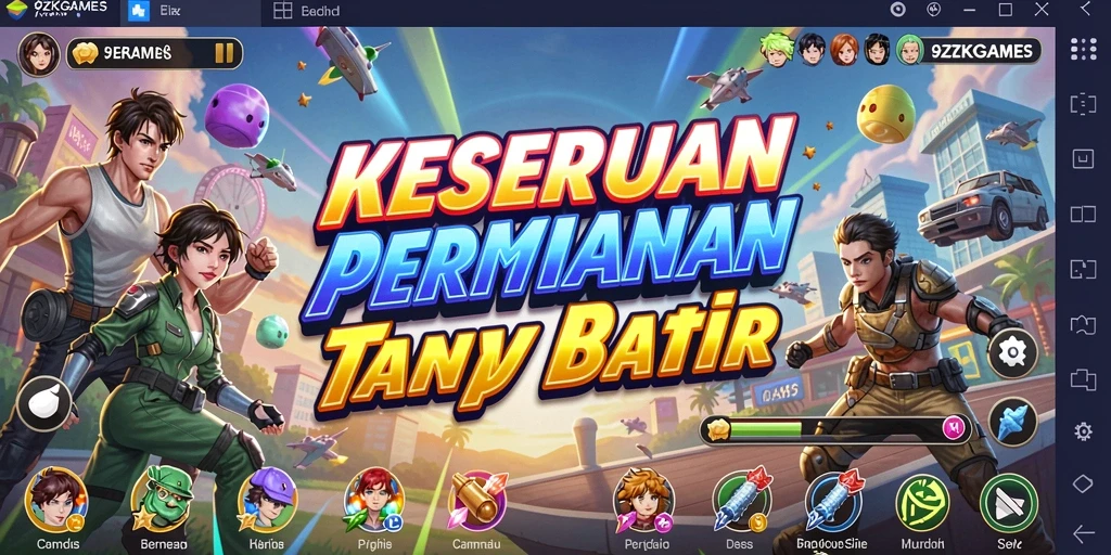 Menampilkan gameplay Arcade yang seru dan menghibur.