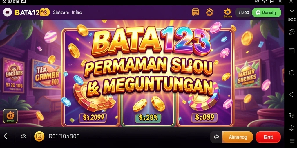 Gambaran gameplay BATA123 dengan berbagai tema slot menarik.