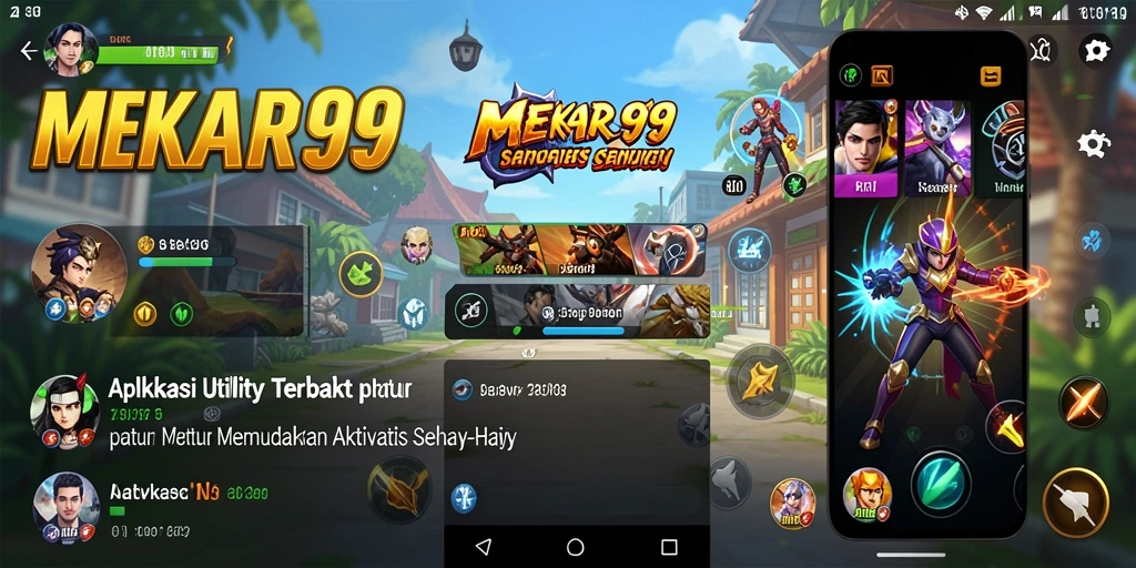 Tampilan antarmuka MEKAR99 yang modern dan intuitif.