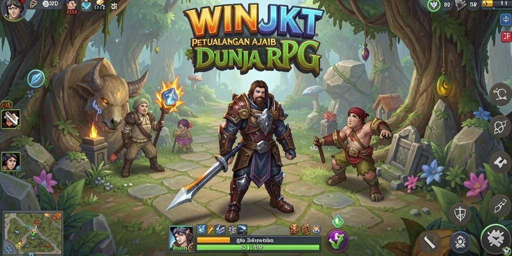 Screenshot gameplay WINJKT menampilkan aksi RPG yang menarik dan mendebarkan.
