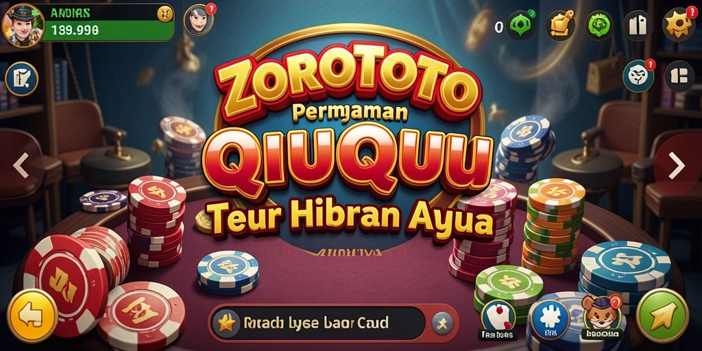 Gameplay ZOROTOTO yang menarik dalam permainan QiuQiu.