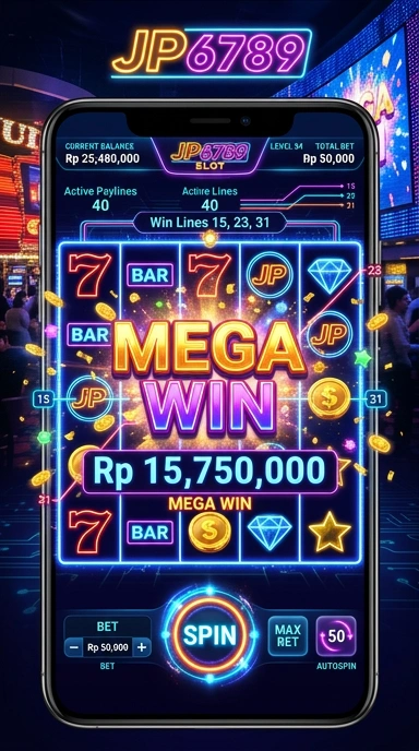 Tampilan antarmuka jp6789 yang sederhana dan intuitif.